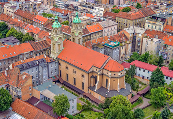 Fototapeta na wymiar Sacred Heart Church, Zagreb