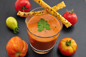 Gazpacho, kalte Tomatensupppe