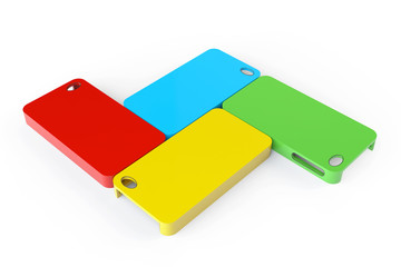 MultiColor plastic mobile phone cases