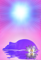 Fantasy Face with Lotus