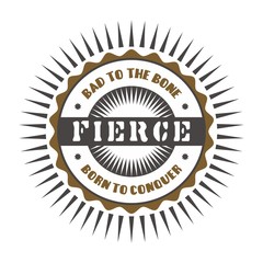 fierce label