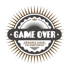 game over label
