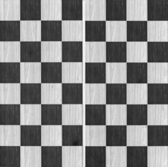 old cardboard chess board