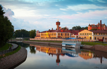 Fototapeta na wymiar Ivanovo in summer evening