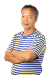 Asian mature man