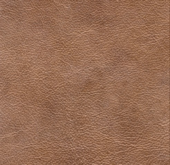 Brown leather texture closeup.