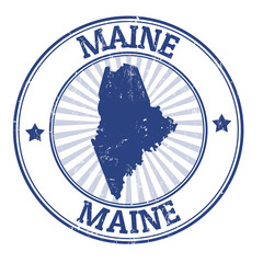 Maine stamp