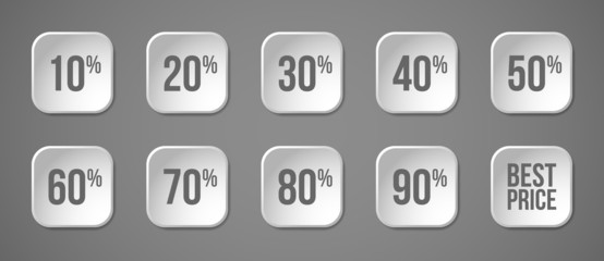 Labels on discounted items