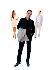 Business team isolated