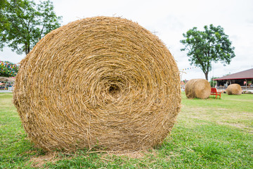 Dry straw roll
