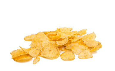 potato chips isolated