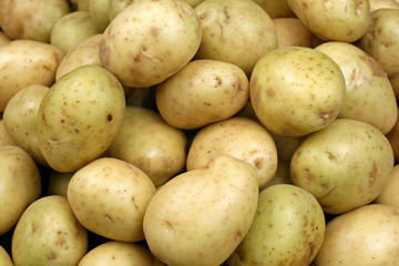 Yellow Potatoes Close Up