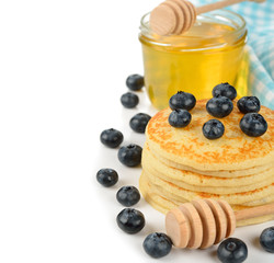 Pancakes with blueberries