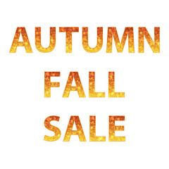 Autumn sale inscriptions