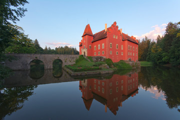 Fototapeta na wymiar Fairy tale castle - Cervena Lhota