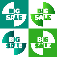 Big sale vector background