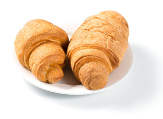 two croissant