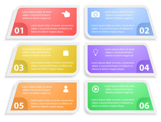 infographic option banner
