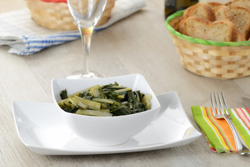 Piatto di verdure cotte