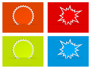 burst star paper abstract background