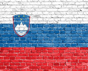 Grunge Slovenia flag