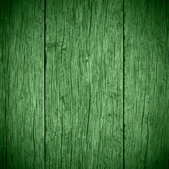 green old planks wooden background