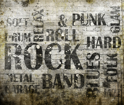 Grunge Rock Music Poster