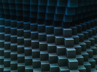 abstract cubes pattern 3d-generated background