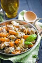 Meat and vegetables