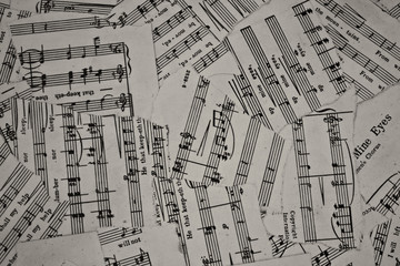 Music Sheets Abstract for Wallpaper or Background
