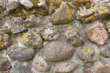 Stone wall.