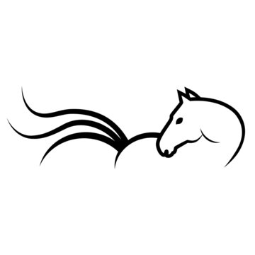 Pferd - Zeichen / Logo