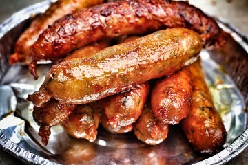 BBQ sausages