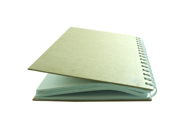 notepad isolated on white background