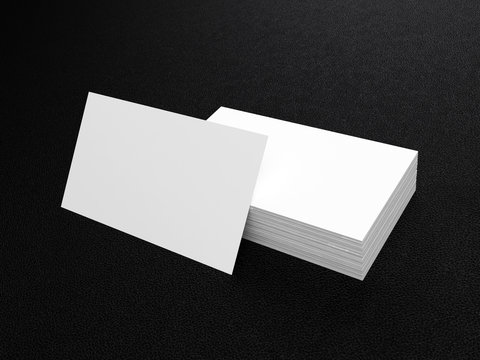 Business cards blank mockup