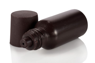 One of cosmetic bottles