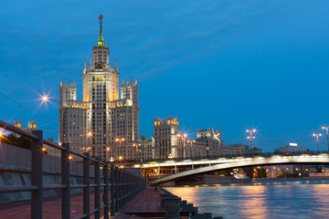 Obraz premium Residential house on Kotelnicheskaya Embankment
