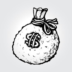 bag with a money