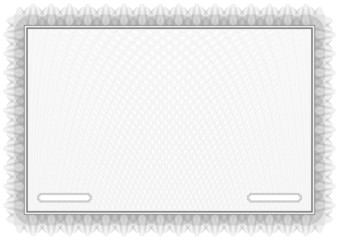 Certificate. Grey Vector pattern currency and diplomas