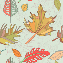 seamless autumn pattern