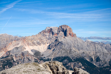 Fototapeta na wymiar Croda Rossa (Hohe Gaisl) - Dolomity - Alpen