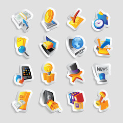 Icons for business and finance