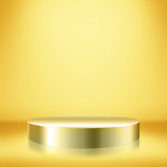 Blank trade show booth for designers.