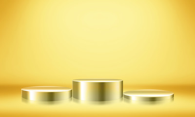 Blank trade show booth for designers.