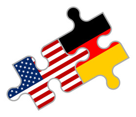 Amerikanisch-Deutsches Puzzle