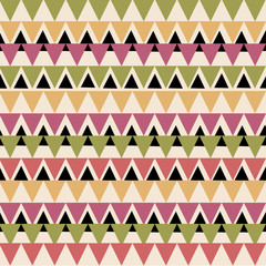 Colorful geometric background - seamless pattern