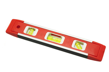 Bubble balance level isolated on white