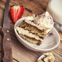 Dessert by the shooting-galleries