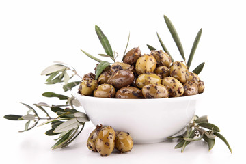 bowl of olives