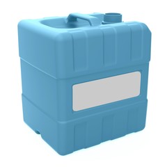 3d jerrycan with blank label